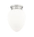 Z-Lite Gideon 1 Light Flush Mount in Brushed Nickel Finish Model: 1945F9-BN