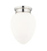 Z-Lite Gideon 1 Light Flush Mount in Brushed Nickel Finish Model: 1945F9-BN