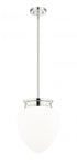 Z-Lite Gideon 1 Light Pendant in Brushed Nickel Finish Model: 1945P12-BN