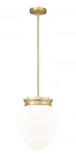 Z-Lite Gideon 1 Light Pendant in Brushed Nickel Finish Model: 1945P12-BN