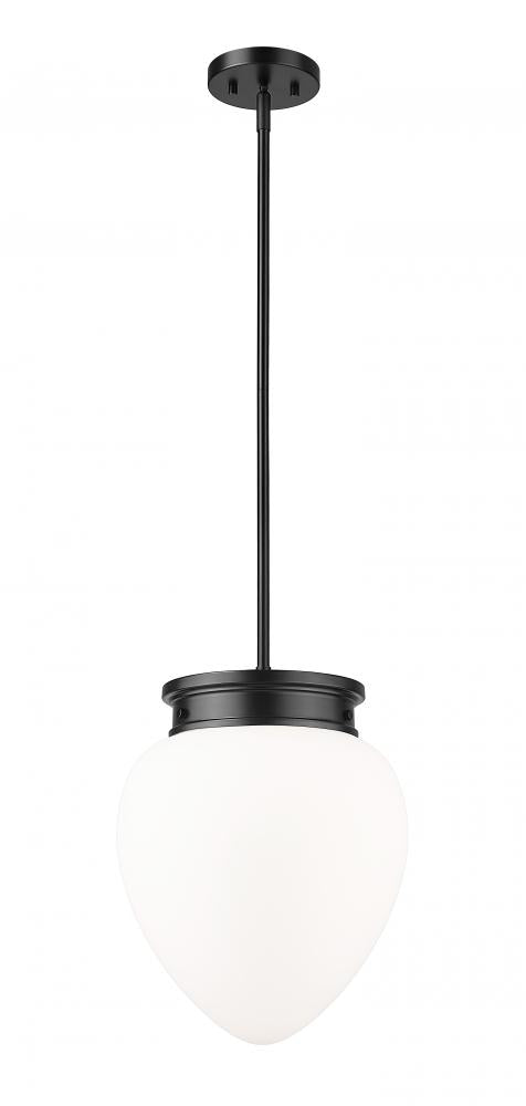 Z-Lite Gideon 1 Light Pendant in Brushed Nickel Finish Model: 1945P12-BN