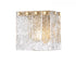 Z-Lite Glacier 1 Light Wall Sconce in Brushed Nickel Finish Model: 1943-1S-BN