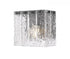 Z-Lite Glacier 1 Light Wall Sconce in Brushed Nickel Finish Model: 1943-1S-BN