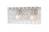Z-Lite Glacier 2 Light Vanity in Brushed Nickel Finish Model: 1943-2V-BN