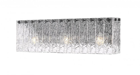 Z-Lite Glacier 3 Light Vanity in Brushed Nickel Finish Model: 1943-3V-BN