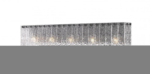 Z-Lite Glacier 5 Light Vanity in Brushed Nickel Finish Model: 1943-5V-BN