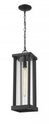 Z-Lite Glenwood 1 Light Outdoor Chain Mount Ceiling Fixture in Black Finish Model: 586CHB-BK