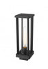 Z-Lite Glenwood 1 Light Outdoor Post Mount Fixture in Black Finish Model: 586PHMS-BK