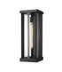 Z-Lite Glenwood 1 Light Outdoor Wall Light in Black Finish Model: 586B-BK