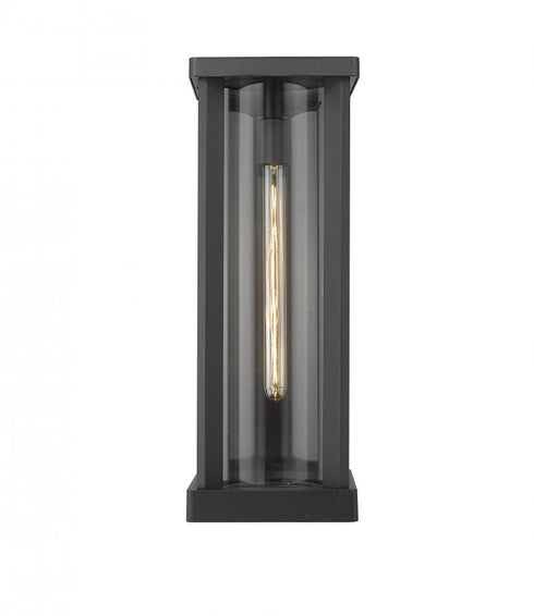 Z-Lite Glenwood 1 Light Outdoor Wall Light in Black Finish Model: 586B-BK
