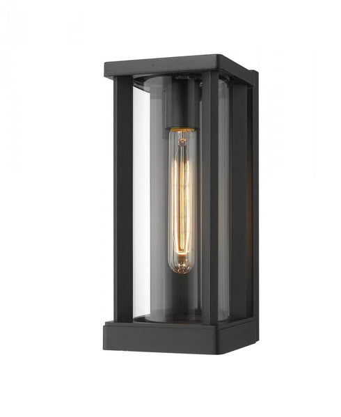 Z-Lite Glenwood 1 Light Outdoor Wall Light in Black Finish Model: 586S-BK