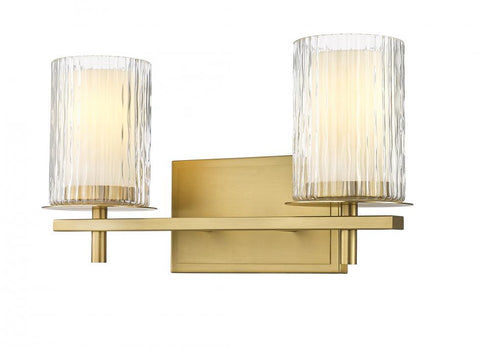 Z-Lite Grayson 2 Light Vanity in Brushed Nickel Finish Model: 1949-2V-BN