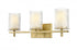 Z-Lite Grayson 3 Light Vanity in Brushed Nickel Finish Model: 1949-3V-BN