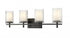 Z-Lite Grayson 4 Light Vanity in Brushed Nickel Finish Model: 1949-4V-BN