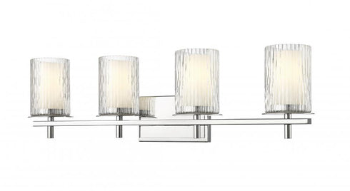 Z-Lite Grayson 4 Light Vanity in Brushed Nickel Finish Model: 1949-4V-BN