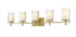 Z-Lite Grayson 5 Light Vanity in Brushed Nickel Finish Model: 1949-5V-BN