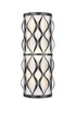 Z-Lite Harden 3 Light Wall Sconce in Matte Black Finish Model: 1948-3S-MB