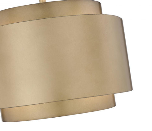 Z-Lite Harlech 4 Light Chandelier in Rubbed Brass Finish Model: 739P32-RB