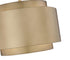 Z-Lite Harlech 4 Light Chandelier in Rubbed Brass Finish Model: 739P32-RB