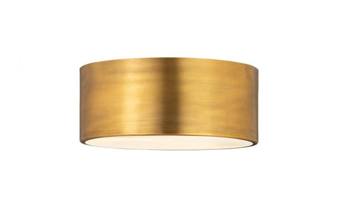 Z-Lite Harley 2 Light Flush Mount in Brushed Nickel Finish Model: 2302F2-BN