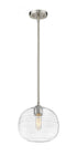 Z-Lite Harmony 1 Light Pendant in Brushed Nickel Finish Model: 486P10-BN
