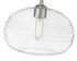 Z-Lite Harmony 1 Light Pendant in Brushed Nickel Finish Model: 486P14-BN