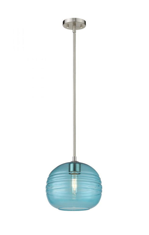Z-Lite Harmony 1 Light Pendant in Brushed Nickel Finish Model: 487P10-BN