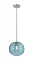 Z-Lite Harmony 1 Light Pendant in Brushed Nickel Finish Model: 487P10-BN