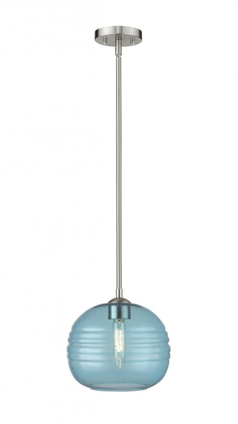 Z-Lite Harmony 1 Light Pendant in Brushed Nickel Finish Model: 487P10-BN