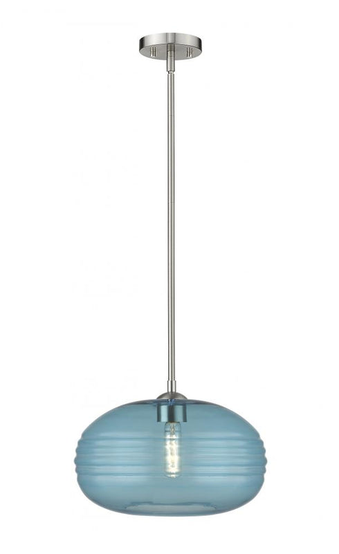 Z-Lite Harmony 1 Light Pendant in Brushed Nickel Finish Model: 487P14-BN