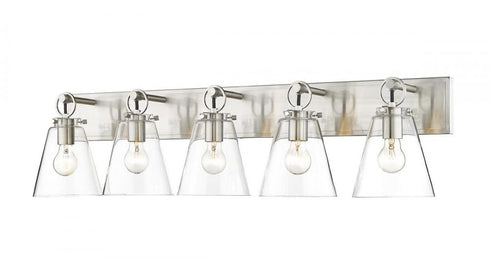 Z-Lite Harper 5 Light Vanity in Brushed Nickel Finish Model: 483-5V-BN