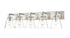 Z-Lite Harper 5 Light Vanity in Brushed Nickel Finish Model: 483-5V-BN