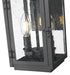 Z-Lite Hartwell 2 Light Outdoor Wall Light in Sand Black Finish Model: 5019S-BK