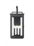 Z-Lite Hartwell 4 Light Outdoor Wall Light in Sand Black Finish Model: 5019B-BK