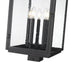 Z-Lite Hartwell 5 Light Outdoor Post Mount Fixture in Sand Black Finish Model: 5019PHXLS-BK
