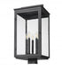 Z-Lite Hartwell 5 Light Outdoor Post Mount Fixture in Sand Black Finish Model: 5019PHXLS-BK