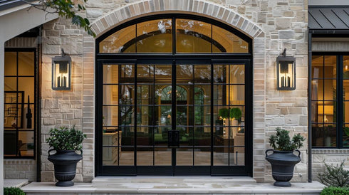 Z-Lite Hartwell 5 Light Outdoor Wall Light in Sand Black Finish Model: 5019XL-BK
