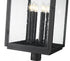 Z-Lite Hartwell 6 Light Outdoor Post Mount Fixture in Sand Black Finish Model: 5019PHXXLR-BK
