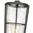 Z-Lite Helix 1 Light Outdoor Post Mount Fixture in Black Finish Model: 591PHB-BK