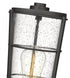 Z-Lite Helix 1 Light Outdoor Post Mount Fixture in Black Finish Model: 591PHM-BK