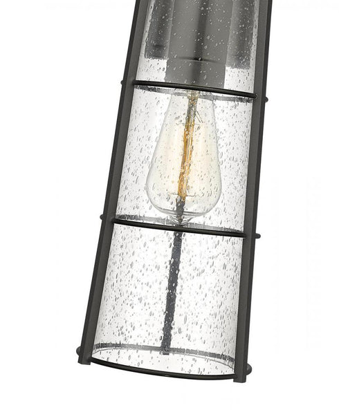 Z-Lite Helix 1 Light Outdoor Wall Light in Black Finish Model: 591B-BK