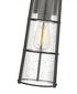 Z-Lite Helix 1 Light Outdoor Wall Light in Black Finish Model: 591B-BK