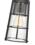 Z-Lite Helix 1 Light Outdoor Wall Light in Black Finish Model: 591M-BK
