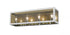 Z-Lite Infinity 4 Light Vanity in Chrome Finish Model: 802-4V-CH