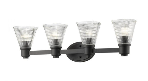 Z-Lite Intrepid 4 Light Vanity in Bronze Finish Model: 449-4V-BRZ