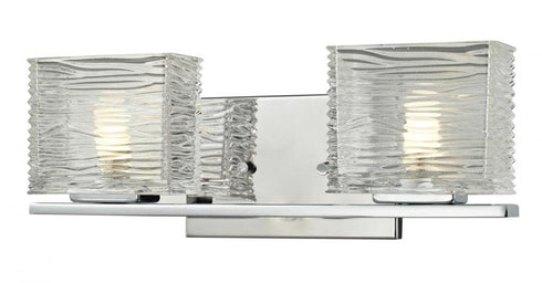 Z-Lite Jaol 2 Light Vanity in Chrome Finish Model: 3025-2V