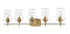 Z-Lite Joliet 5 Light Vanity in Brushed Nickel Finish Model: 473-5V-BN