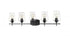 Z-Lite Joliet 5 Light Vanity in Brushed Nickel Finish Model: 473-5V-BN
