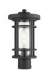 Z-Lite Jordan 1 Light Outdoor Post Mount Fixture in Black Finish Model: 570PHM-BK