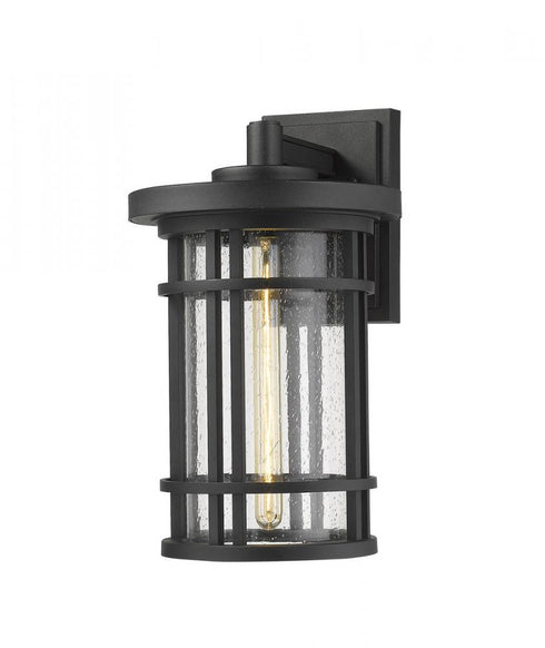 Z-Lite Jordan 1 Light Outdoor Wall Light in Black Finish Model: 570B-BK